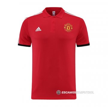 Camiseta Polo del Manchester United 23-24 Rojo AAA