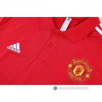 Camiseta Polo del Manchester United 23-24 Rojo AAA