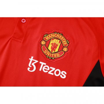 Camiseta Polo del Manchester United 24-25 Rojo