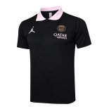 Camiseta Polo del Paris Saint-Germain Jordan 24-25 Negro
