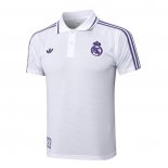 Camiseta Polo del Real Madrid 25-26 Blanco Purpura