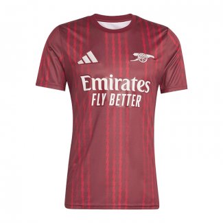 Camiseta Pre Partido del Arsenal 25-26 Rojo