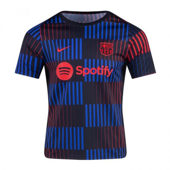 Camiseta Pre Partido del Barcelona 2024 Azul - Haga un click en la imagen para cerrar
