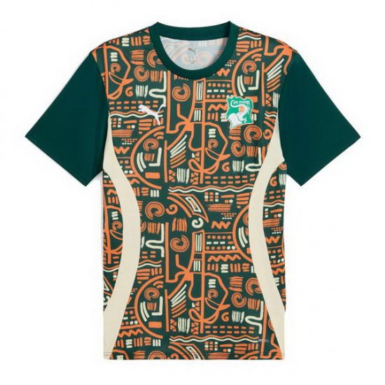 Camiseta Pre Partido del Costa de Marfil 2024 - Haga un click en la imagen para cerrar