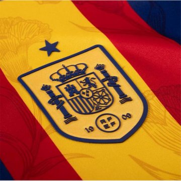 Camiseta Pre Partido del Espana 2024 Azul