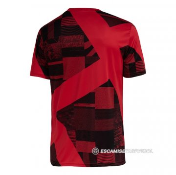Camiseta Pre Partido del Flamengo 2023 Rojo