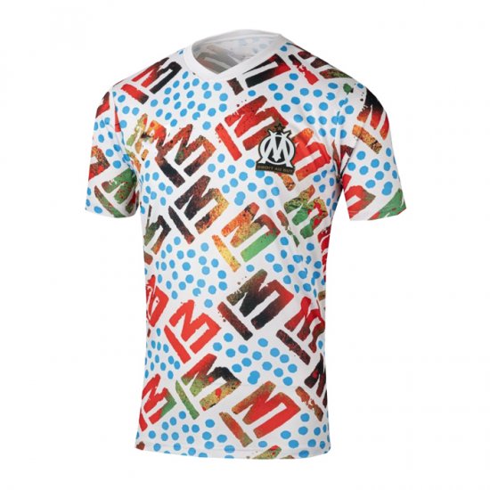 Camiseta Pre Partido del Olympique Marsella Africa 2024 Blanco - Haga un click en la imagen para cerrar