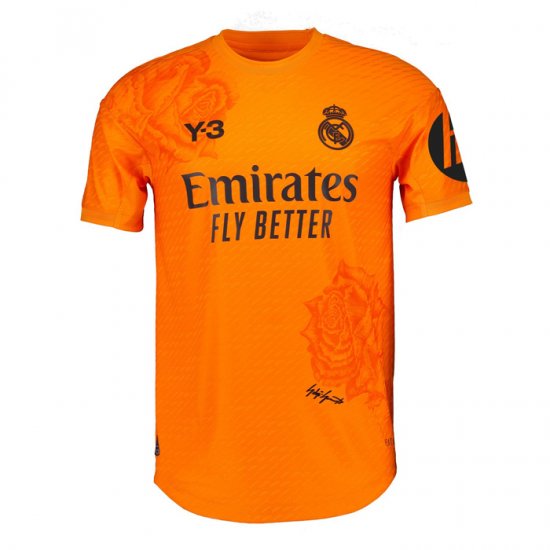 Camiseta Real Madrid Y-3 Portero 2024 Naranja - Haga un click en la imagen para cerrar