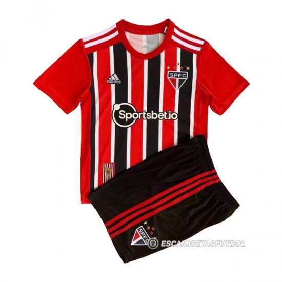 Camiseta Sao Paulo 2ª Nino 2022 - Haga un click en la imagen para cerrar