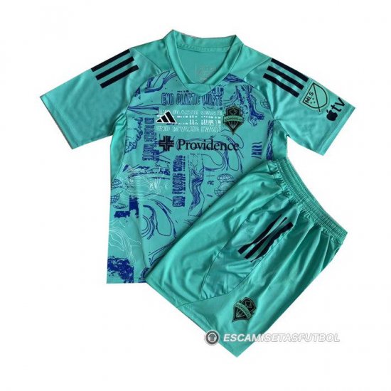 Camiseta Seattle Sounders One Planet Nino 2023 - Haga un click en la imagen para cerrar