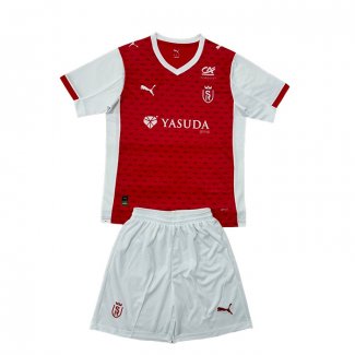 Camiseta Stade de Reims 1ª Nino 25-26