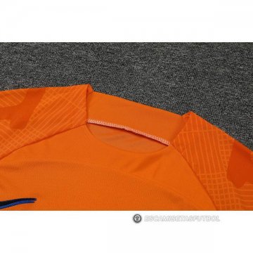 Camiseta de Entrenamiento Barcelona 22-23 Naranja