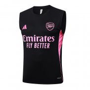 Camiseta de Entrenamiento Inter Miami Sin Mangas 25-26 Negro Rosa