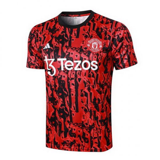 Camiseta de Entrenamiento Manchester United 2023-24 Rojo - Haga un click en la imagen para cerrar