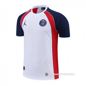 Camiseta de Entrenamiento Paris Saint-Germain Jordan 22-23 Blanco