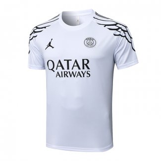 Camiseta de Entrenamiento Paris Saint-Germain Jordan 25-26 Blanco
