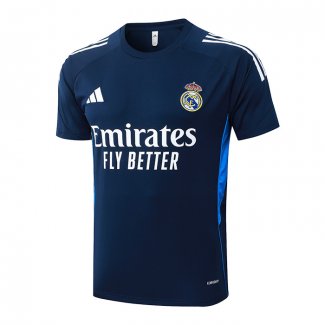 Camiseta de Entrenamiento Real Madrid 25-26 Azul Blanco