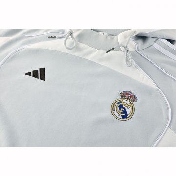 Chandal con Capucha del Real Madrid 2025 Gris