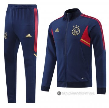 Chandal de Chaqueta del Ajax 22-23 Azul