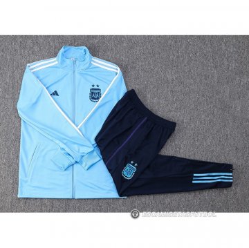 Chandal de Chaqueta del Argentina 22-23 Azul Claro