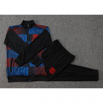 Chandal de Chaqueta del Barcelona 2024-25 Rojo y Azul