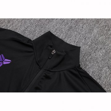 Chandal de Chaqueta del Barcelona Nino 25-26 Negro Purpura