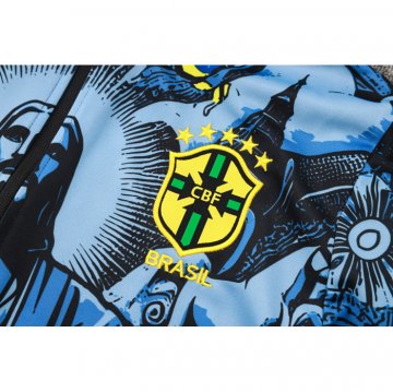 Chandal de Chaqueta del Brasil Jesus Nino 24-25 Azul