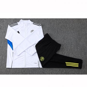 Chandal de Chaqueta del Manchester United Nino 25-26 Blanco