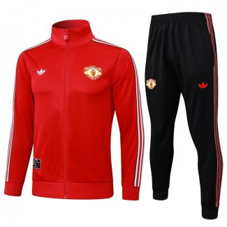 Chandal de Chaqueta del Manchester United Nino 25-26 Rojo