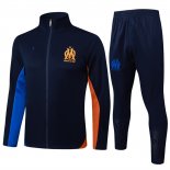 Chandal de Chaqueta del Olympique Marsella 24-25 Azul Naranja