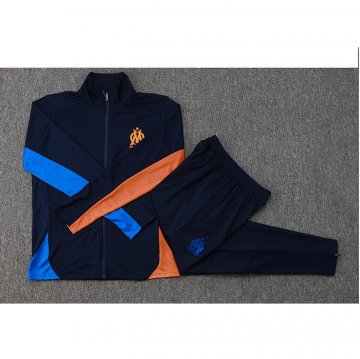 Chandal de Chaqueta del Olympique Marsella 24-25 Azul Naranja