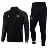 Chandal de Chaqueta del Paris Saint-Germain Jordan 2023-24 Negro