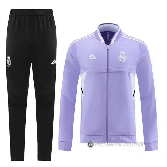 Chandal de Chaqueta del Real Madrid 2022-23 Purpura - Haga un click en la imagen para cerrar