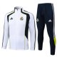 Chandal de Chaqueta del Real Madrid Nino 25-26 Blanco Negro