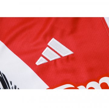 Chandal de Sudadera del Arsenal Nino 24-25 Rojo y Blanco