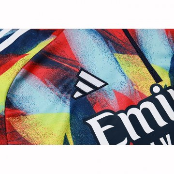 Chandal de Sudadera del Arsenal Nino 25-26 Azul Amarillo Rojo