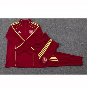 Chandal de Sudadera del Arsenal Nino 25-26 Rojo Amarillo