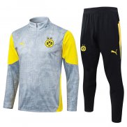 Chandal de Sudadera del Borussia Dortmund Nino 25-26 Gris