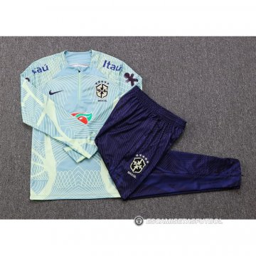 Chandal de Sudadera del Brasil 22-23 Verde