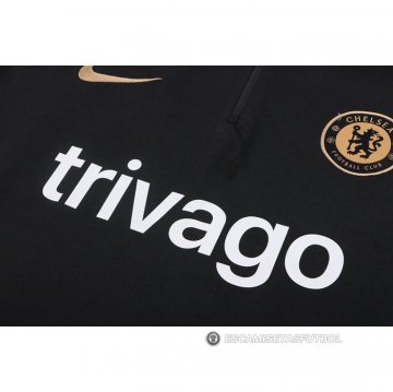 Chandal de Sudadera del Chelsea 22-23 Negro