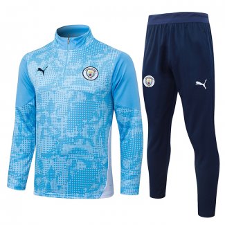 Chandal de Sudadera del Manchester City 25-26 Azul