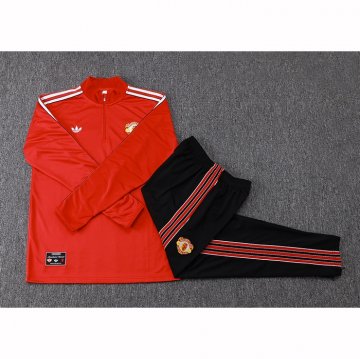 Chandal de Sudadera del Manchester United 25-26 Rojo