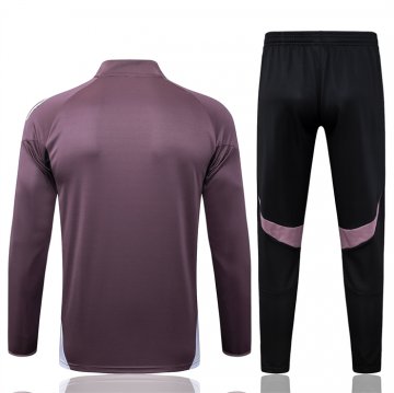 Chandal de Sudadera del Manchester United Nino 25-26 Purpura