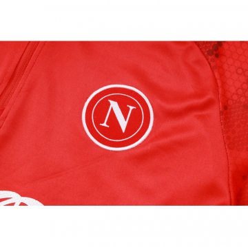 Chandal de Sudadera del Napoli Nino 24-25 Rojo