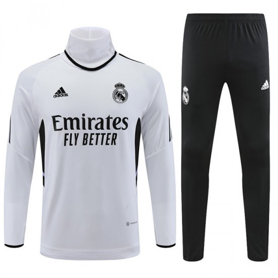 Chandal de Sudadera del Real Madrid 2022 Blanco - Haga un click en la imagen para cerrar