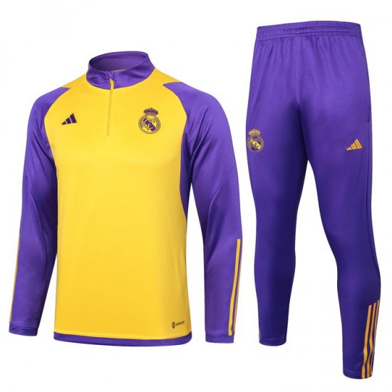 Chandal de Sudadera del Real Madrid 23-24 Amarillo - Haga un click en la imagen para cerrar