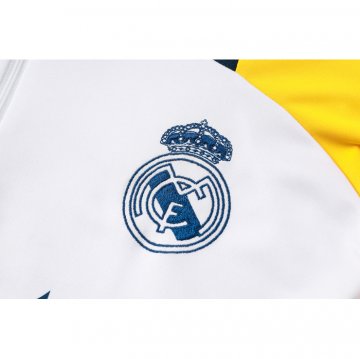 Chandal de Sudadera del Real Madrid Nino 24-25 Blanco