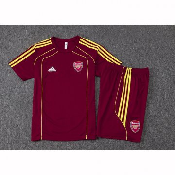 Chandal del Arsenal Manga Corta 25-26 Rojo - Pantalon Corto