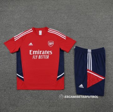Chandal del Arsenal Manga Corta 22-23 Rojo - Pantalon Corto