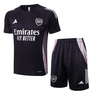 Chandal del Arsenal Manga Corta 24-25 Gris Oscuro - Pantalon Corto